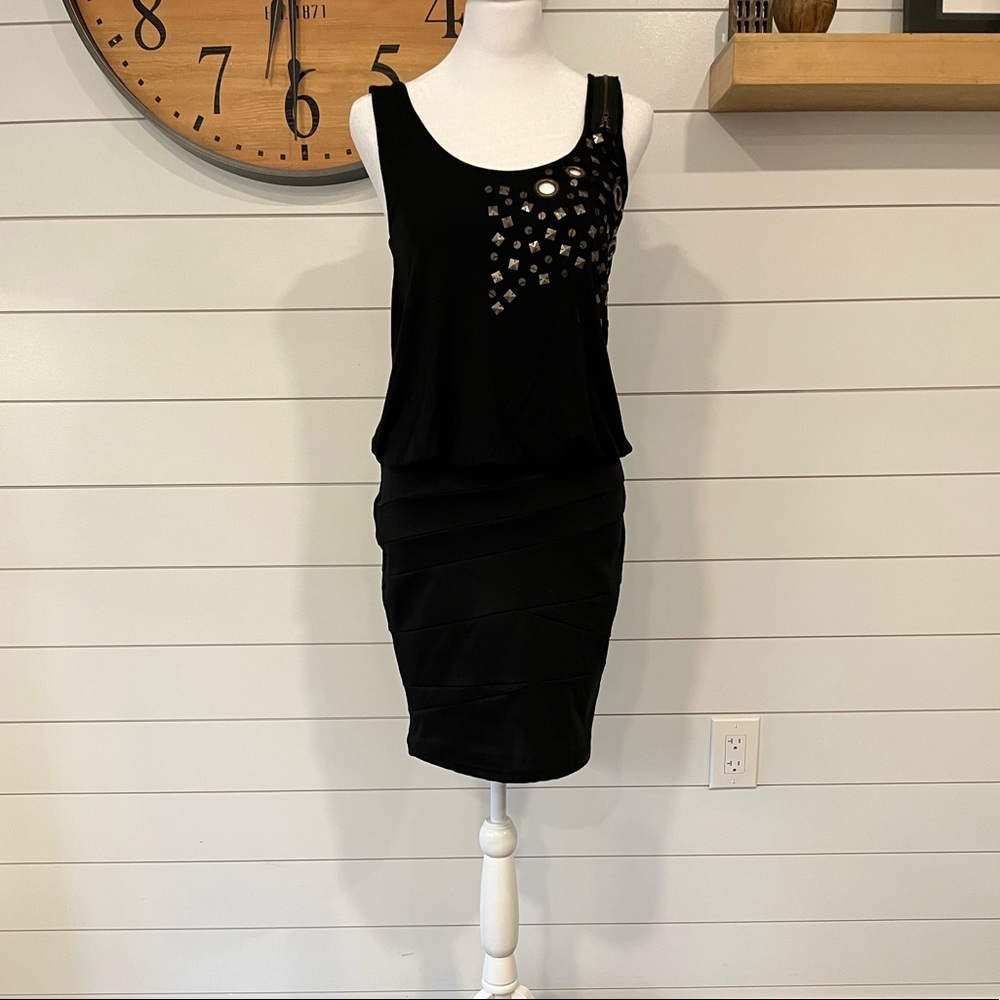 Black SugarLips dress with gold details